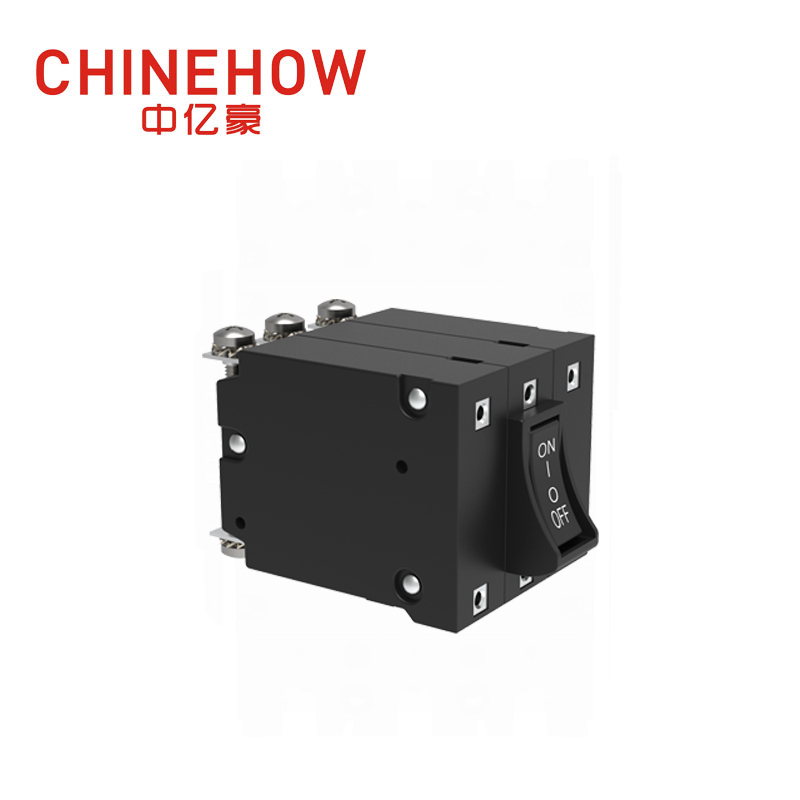 CVP-BM Hudraulic Magnetic Circuit Breaker Angle Rocker With Guard Actuator with M4 Screw Bus 3P 