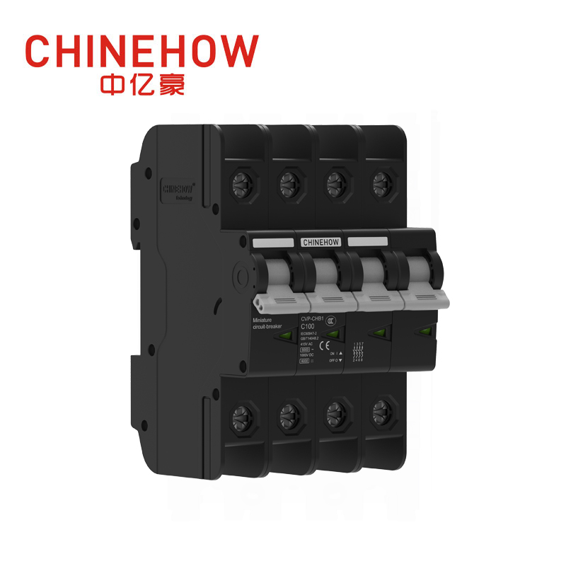 CVP-CHB1 Serie 4P schwarzer Miniatur-Leistungsschalter